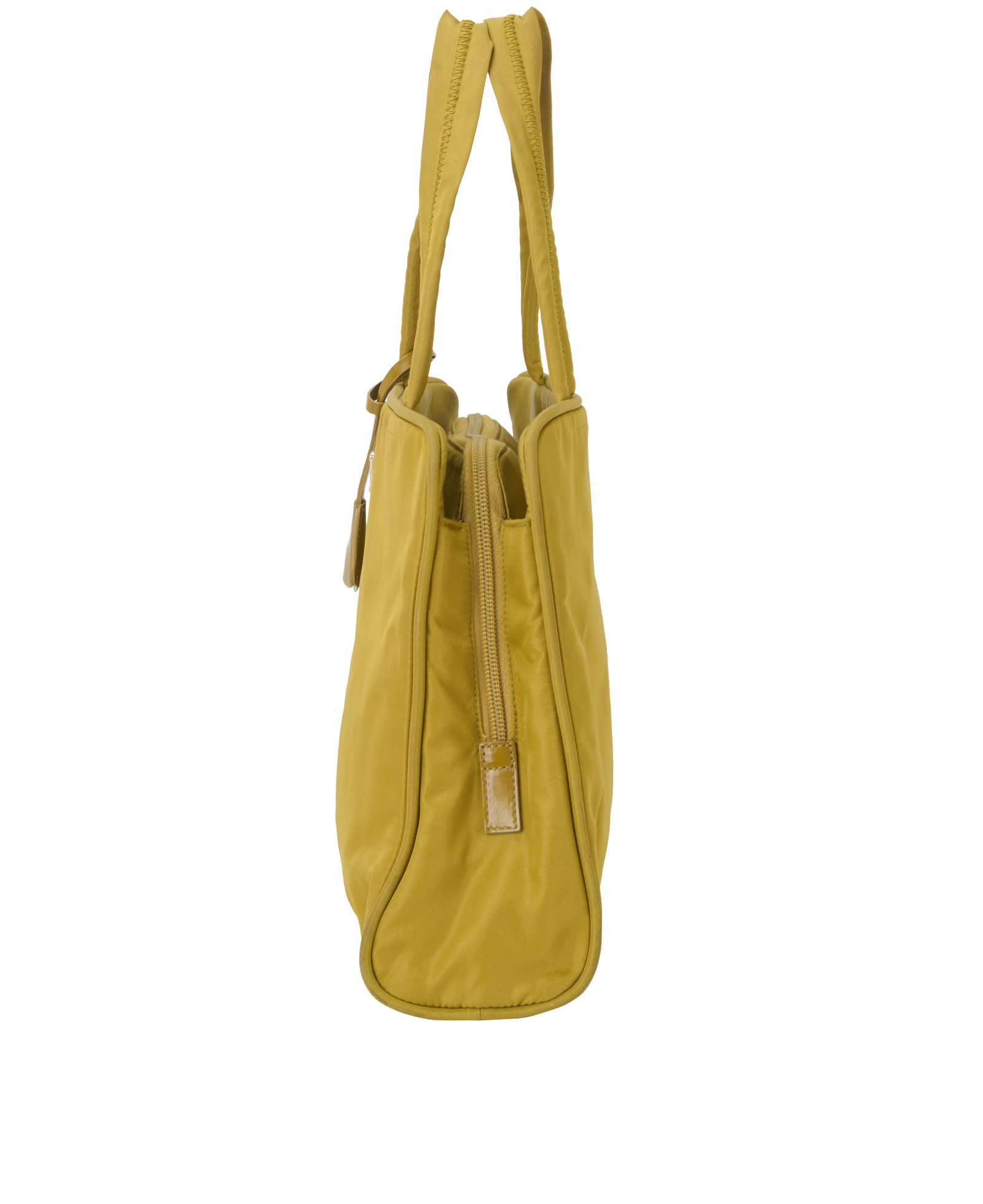 Small Tote, &pound;450, Handbags, Green, Nylon, Bottom view